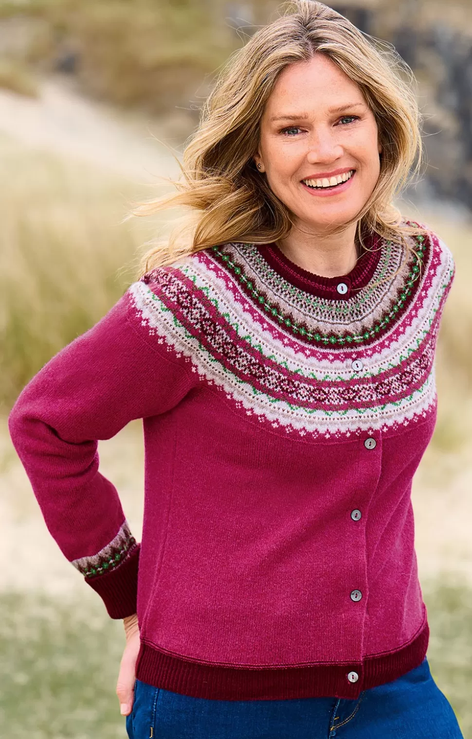 * Knitwear | Ladies Alpine Short Cardigan