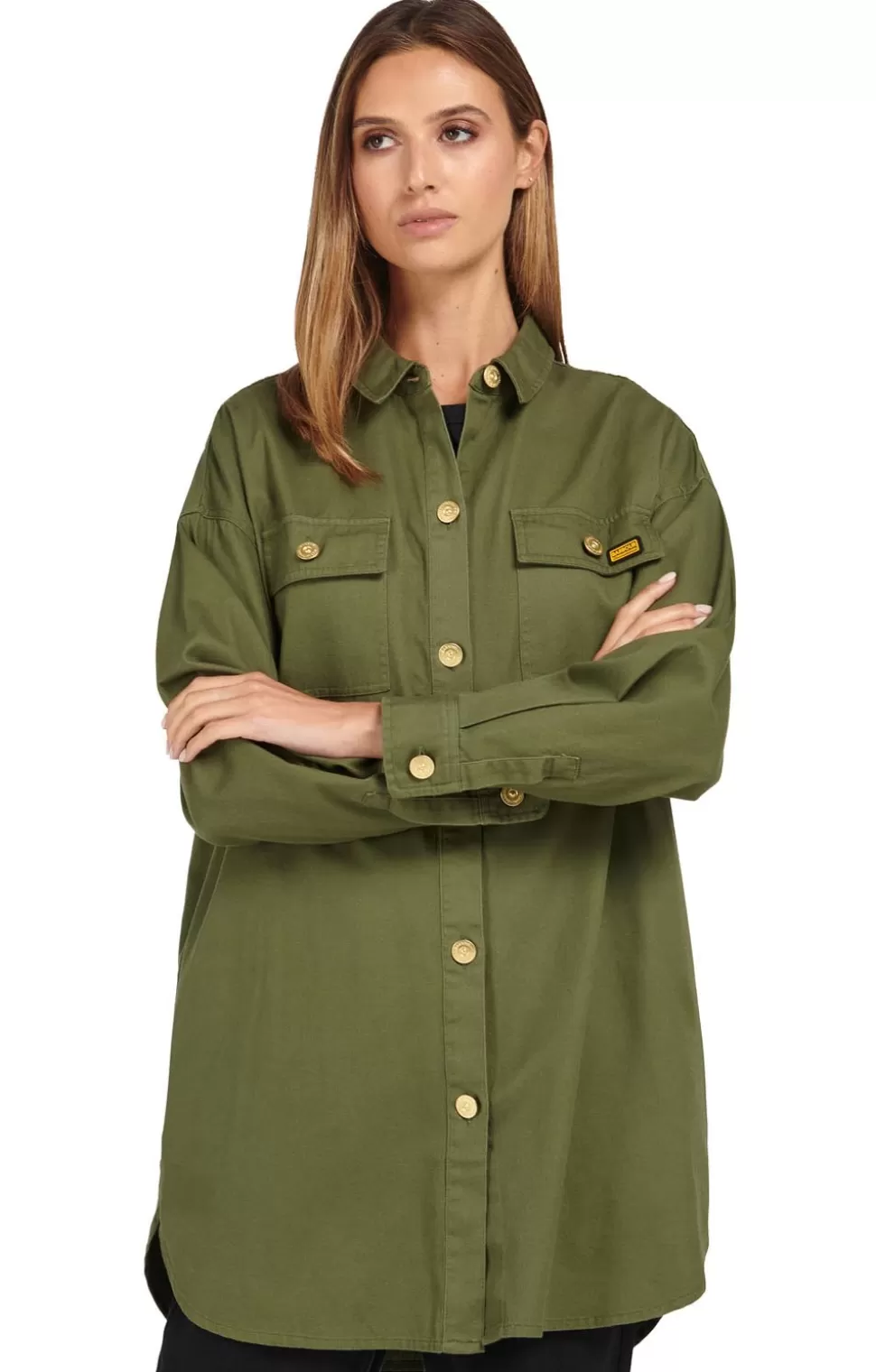 * Blouses & Shirts | Ladies Barbour International Morgan Overshirt