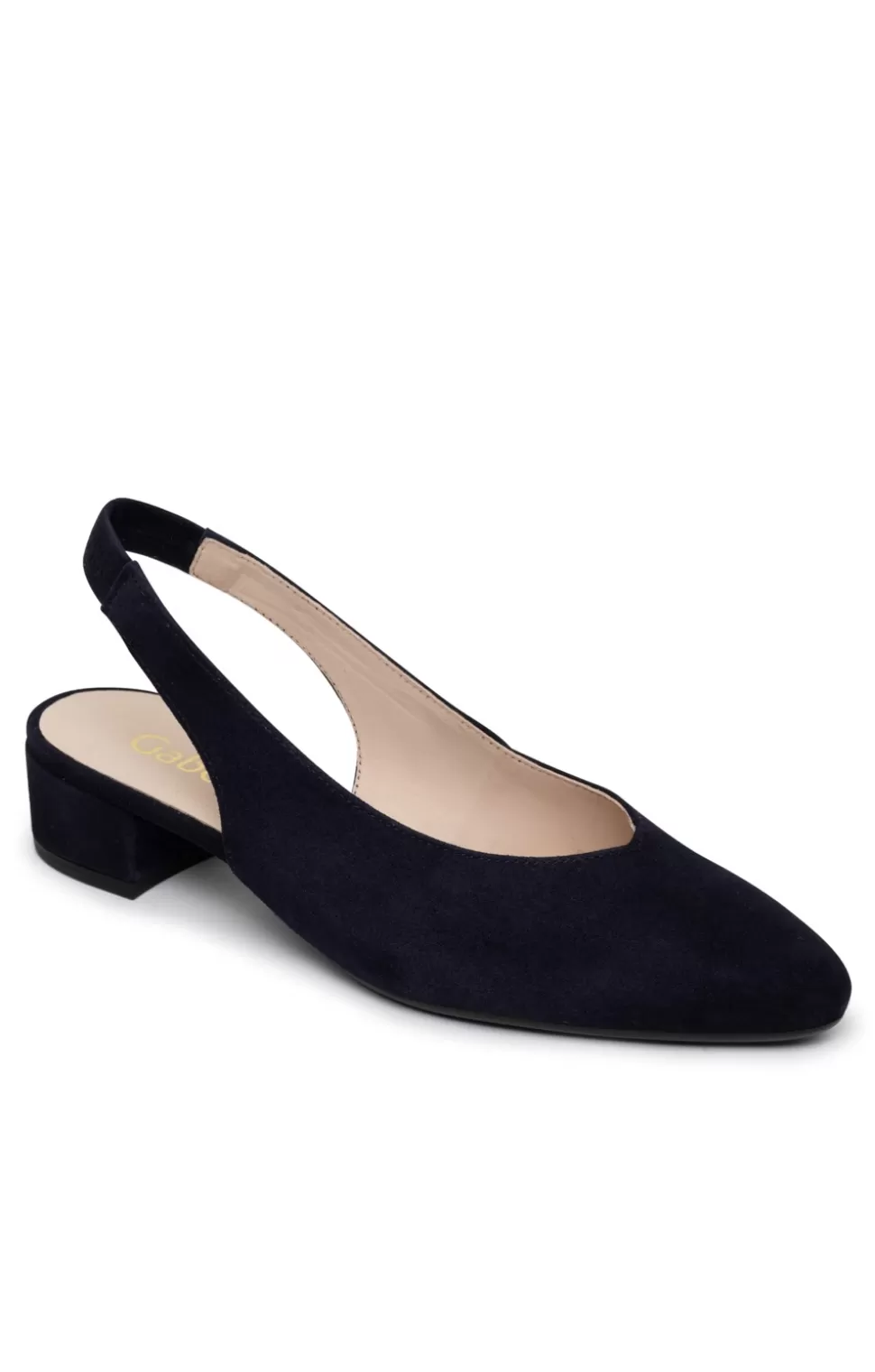 * Shoes & Boots | Ladies Gabor Suede Mid Heel Slingback