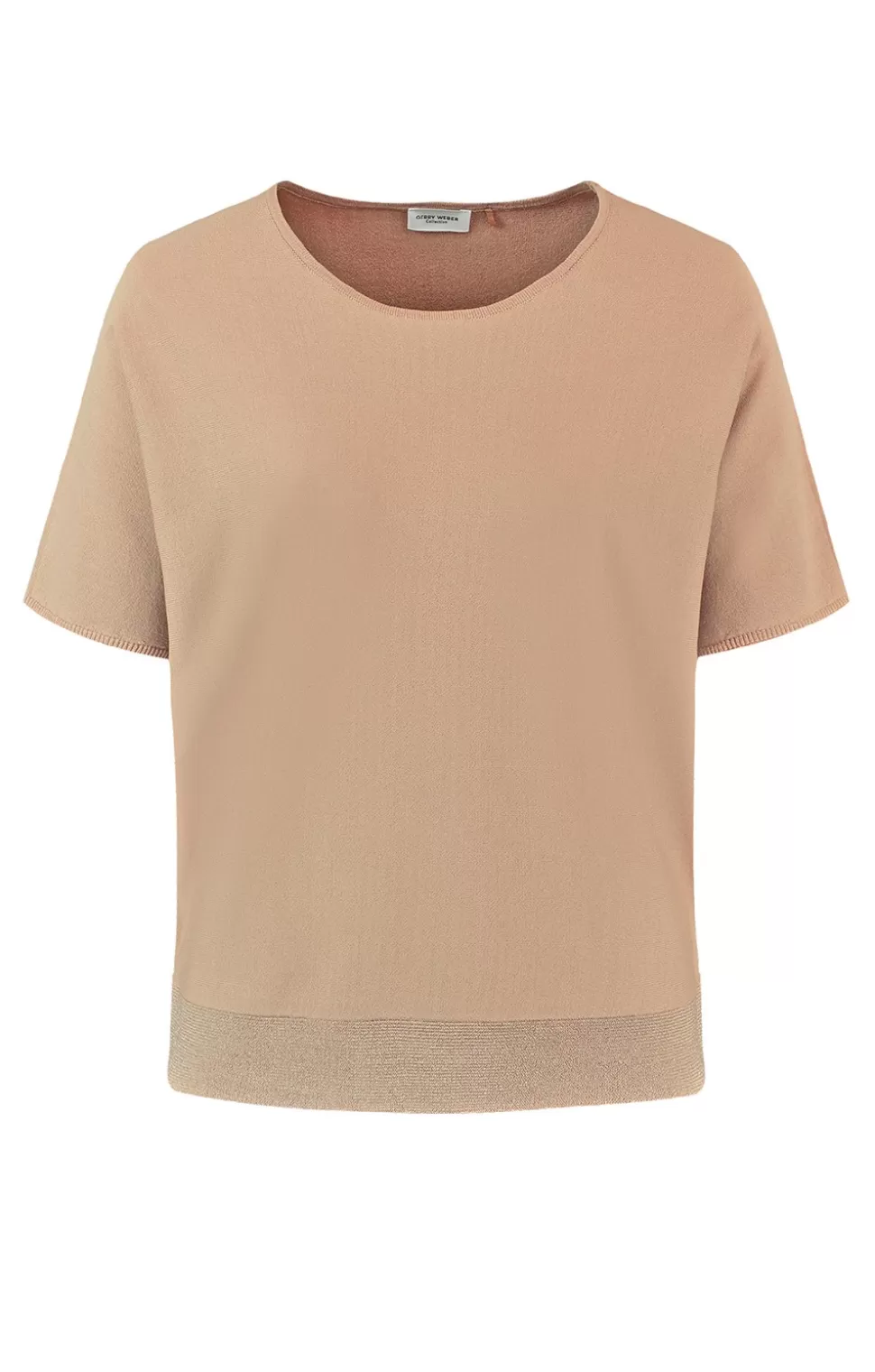 * Blouses & Shirts | Ladies Gerry Weber Short Sleeved Crew Top