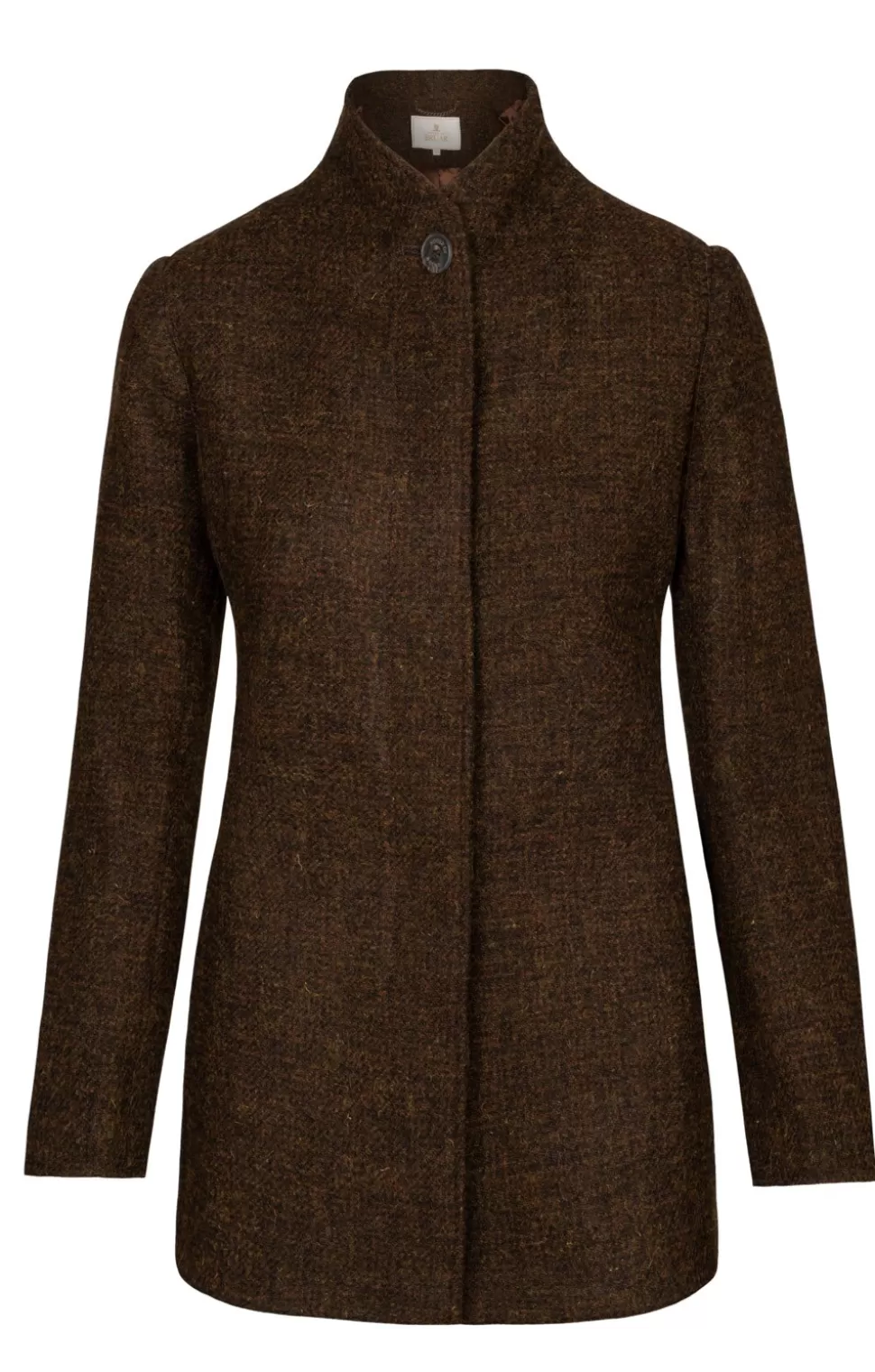 * Trousers | Ladies Harris Tweed Covered Placket Coat