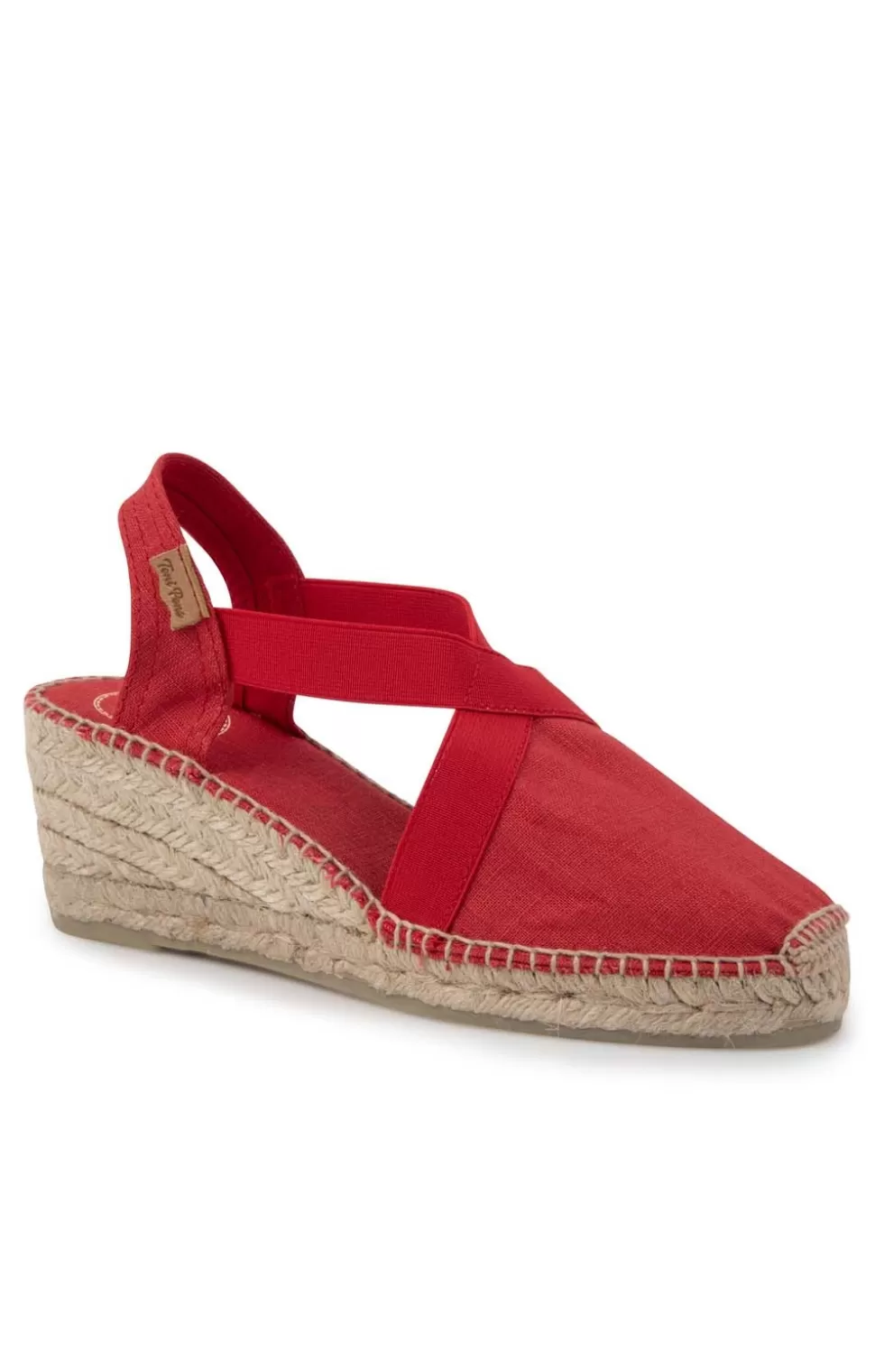 * Shoes & Boots | Ladies High Heeled Linen Espadrille