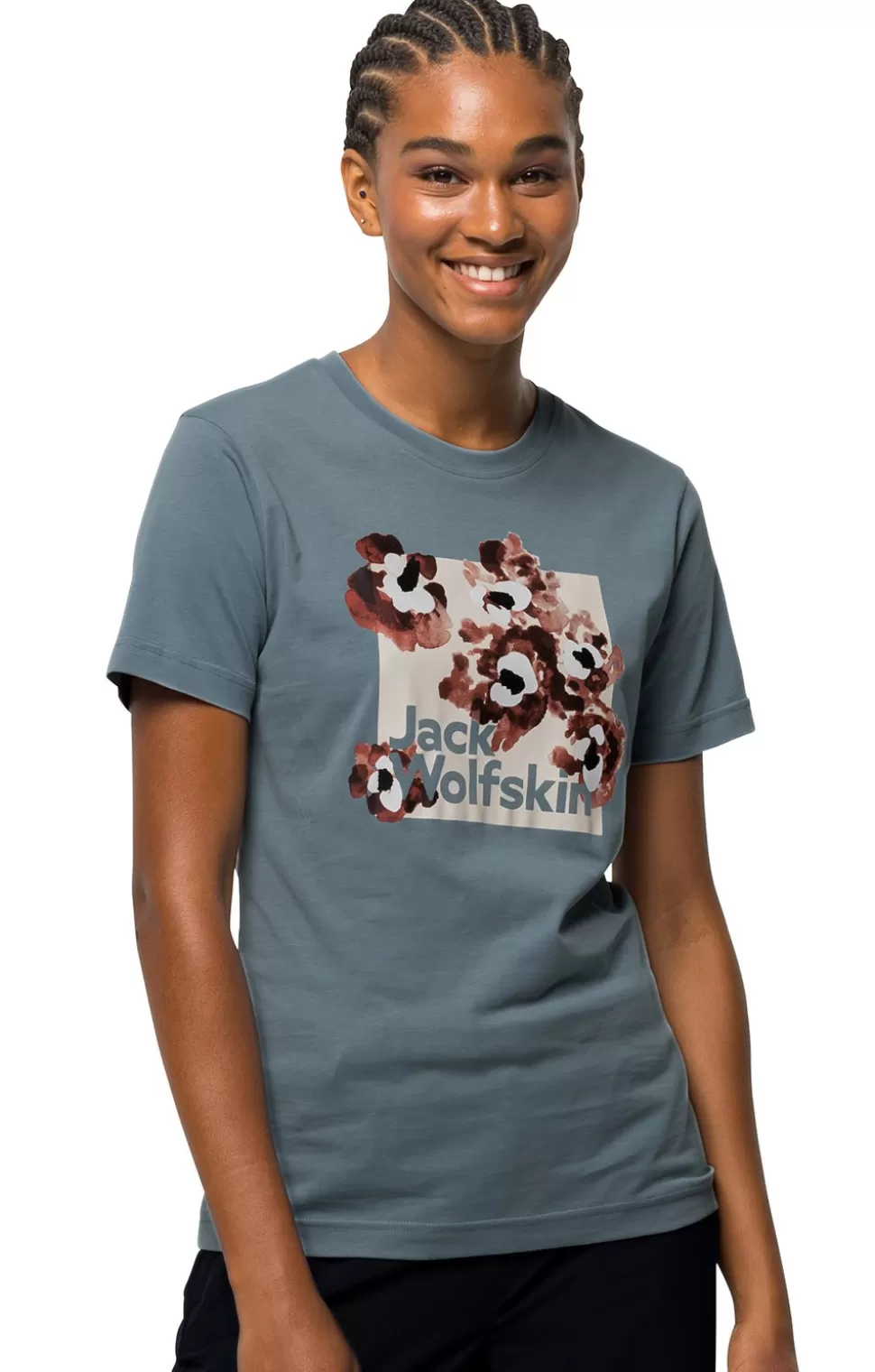 * Blouses & Shirts | Ladies Jack Wolfskin Florell Box T-Shirt