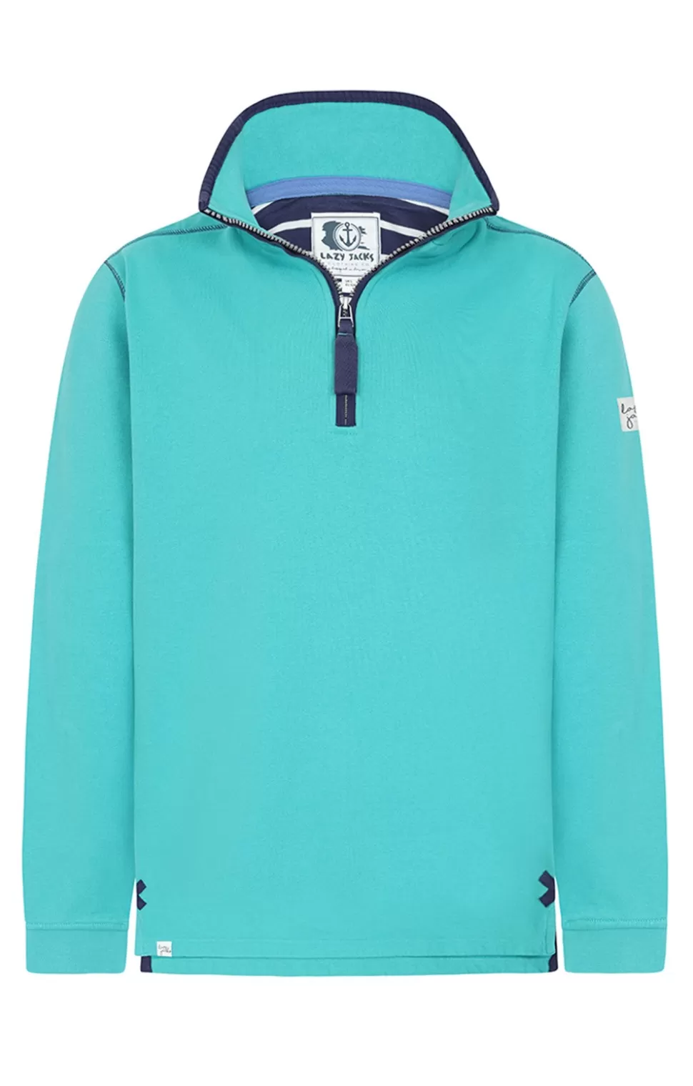 * Knitwear | Ladies Lazy Jacks 1/4 Zip Sweatshirt