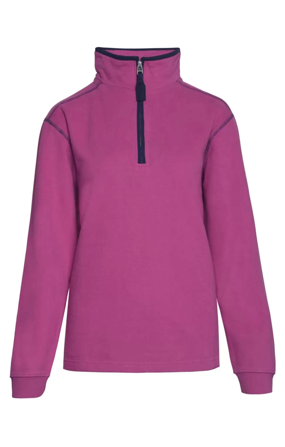 * Knitwear | Ladies Lazy Jacks 1/4 Zip Sweatshirt