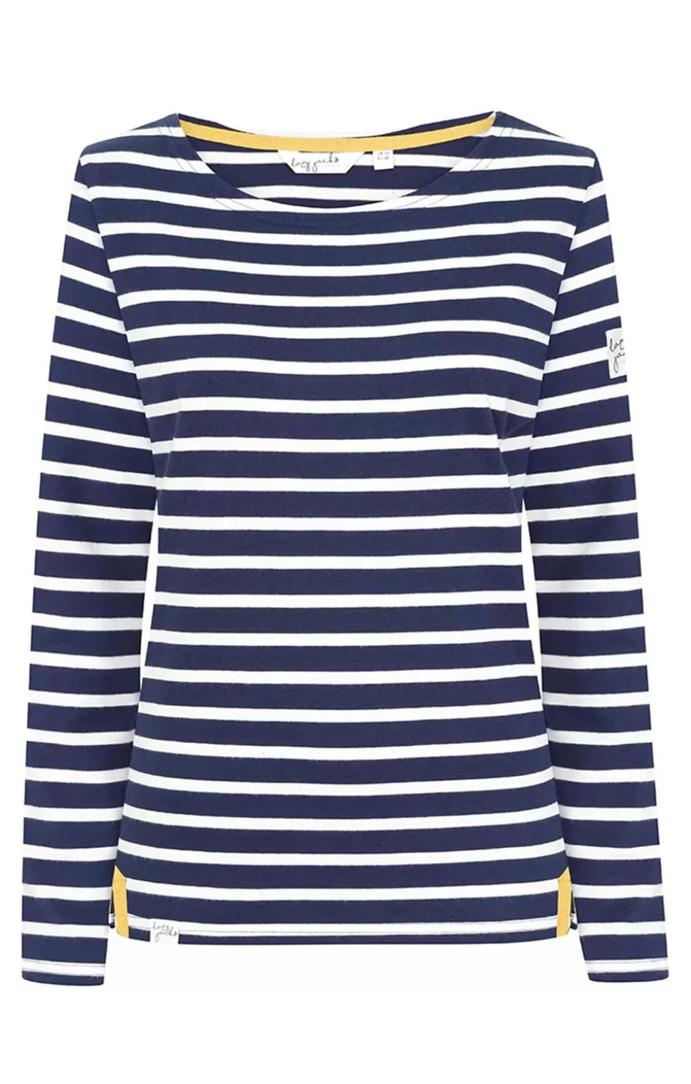 * Blouses & Shirts | Ladies Lazy Jacks Stripe Breton Top