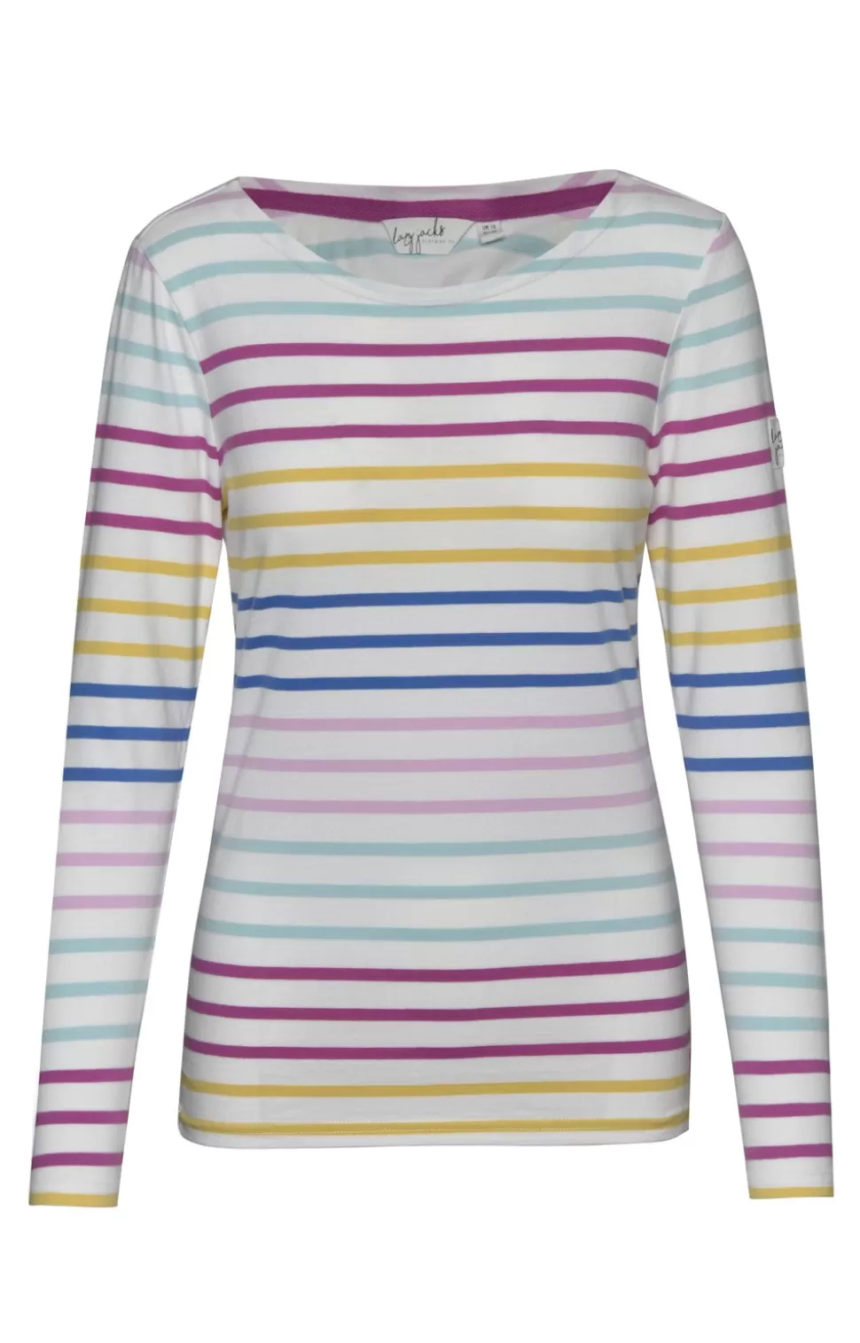 * Blouses & Shirts | Ladies Lazy Jacks Stripe Breton Top