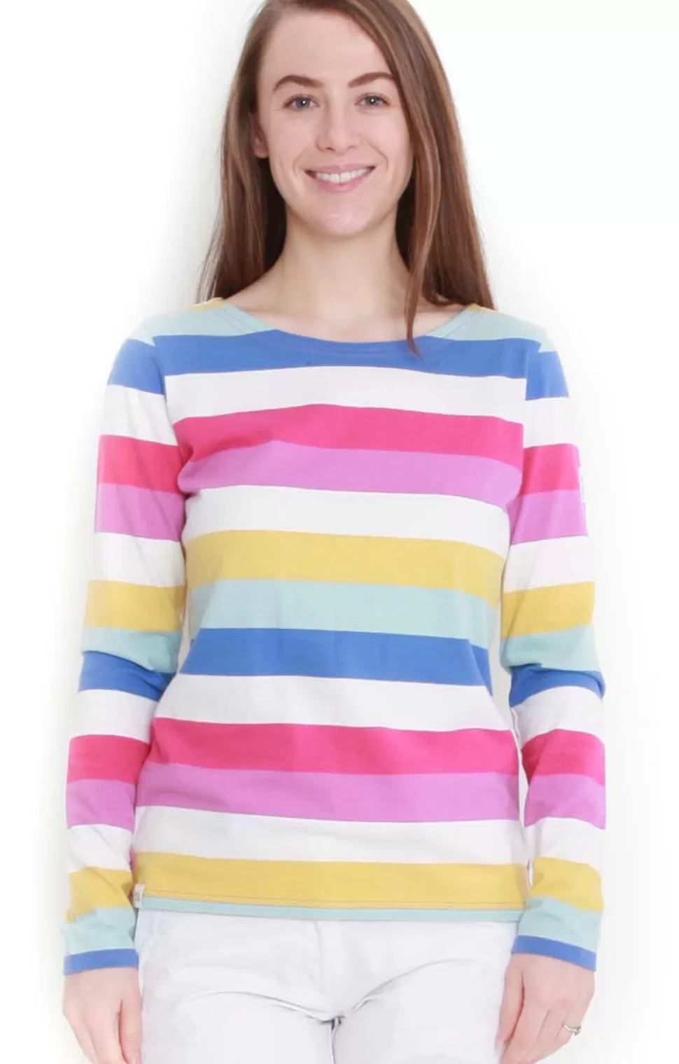 * Blouses & Shirts | Ladies Lazy Jacks Stripe Breton Top