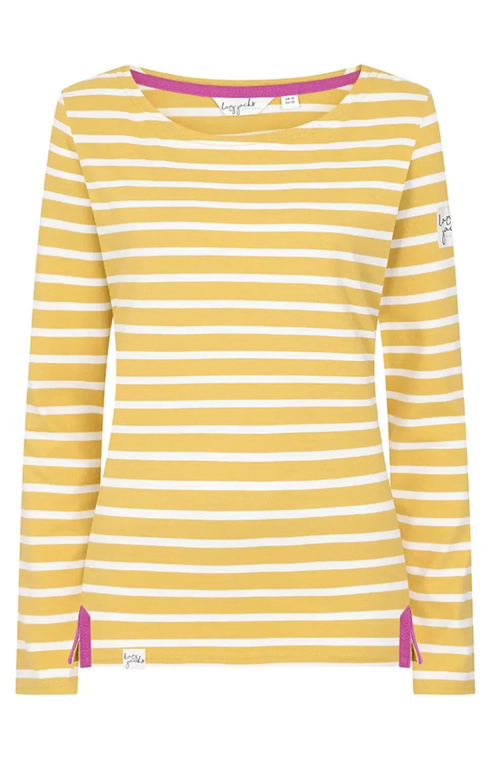 * Blouses & Shirts | Ladies Lazy Jacks Stripe Breton Top