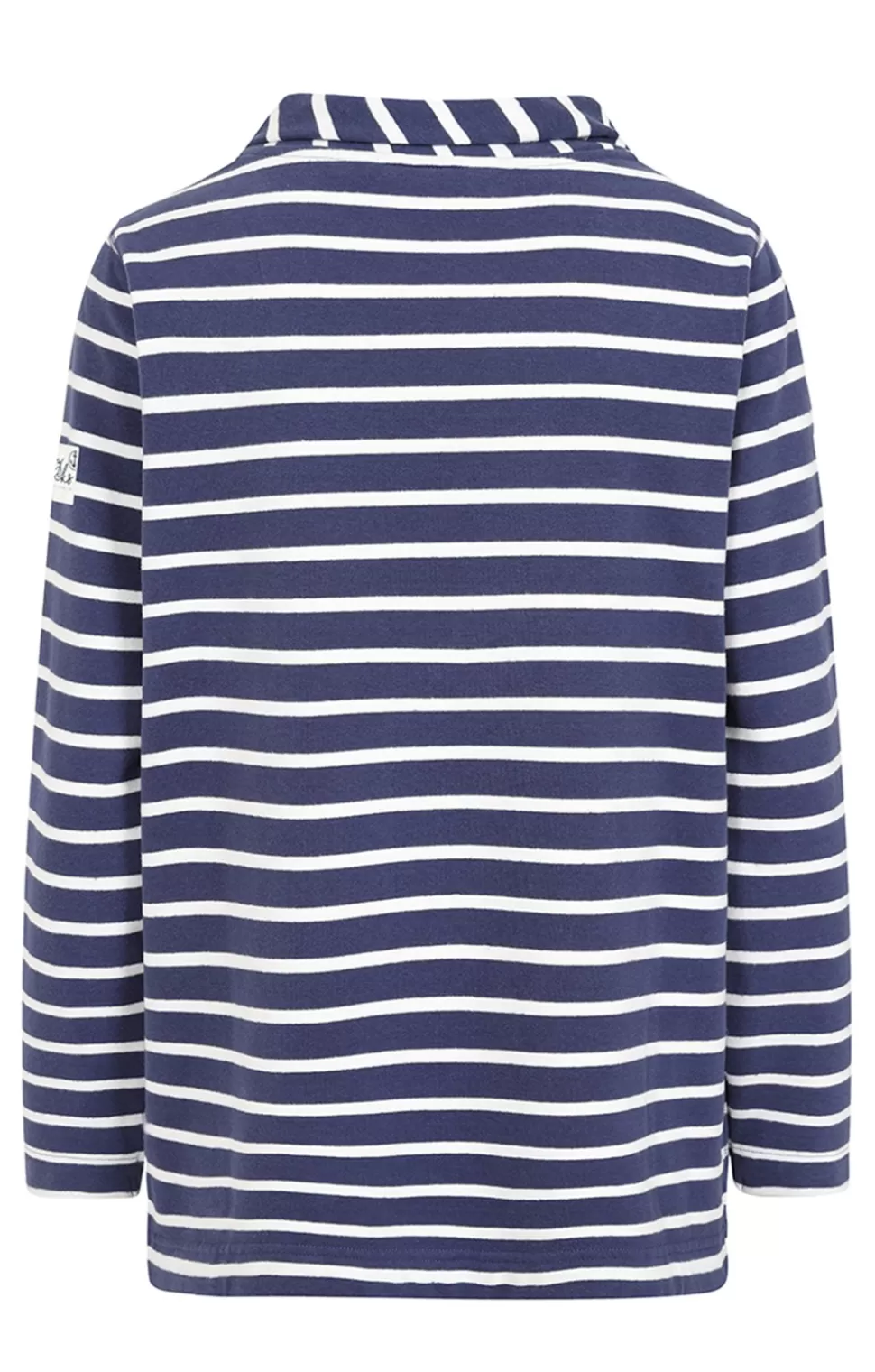 * Knitwear | Ladies Lazy Jacks Stripe Roll Neck Sweatshirt