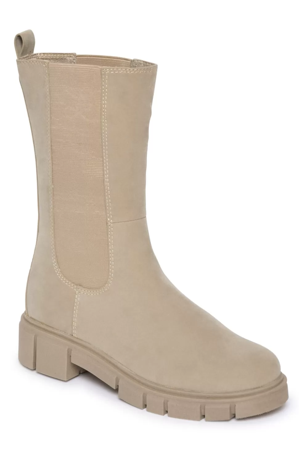 * Shoes & Boots | Ladies Marco Tozzi Nubuck Tall Chelsea Boot