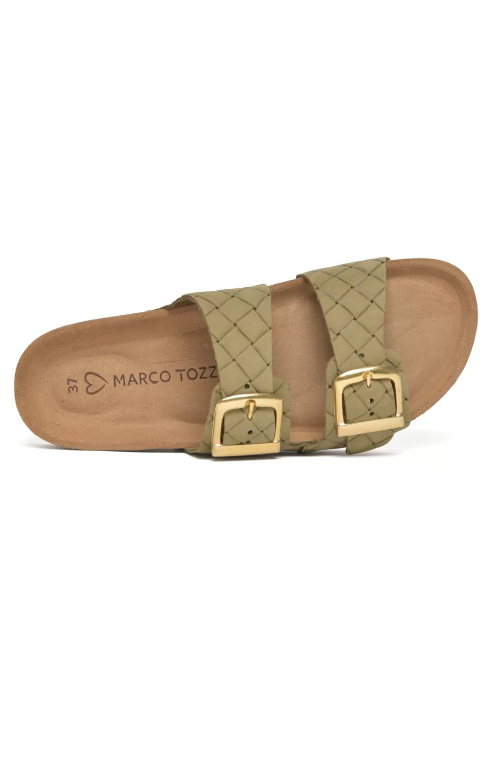 * Shoes & Boots | Ladies Marco Tozzi Quilted Leather Slider