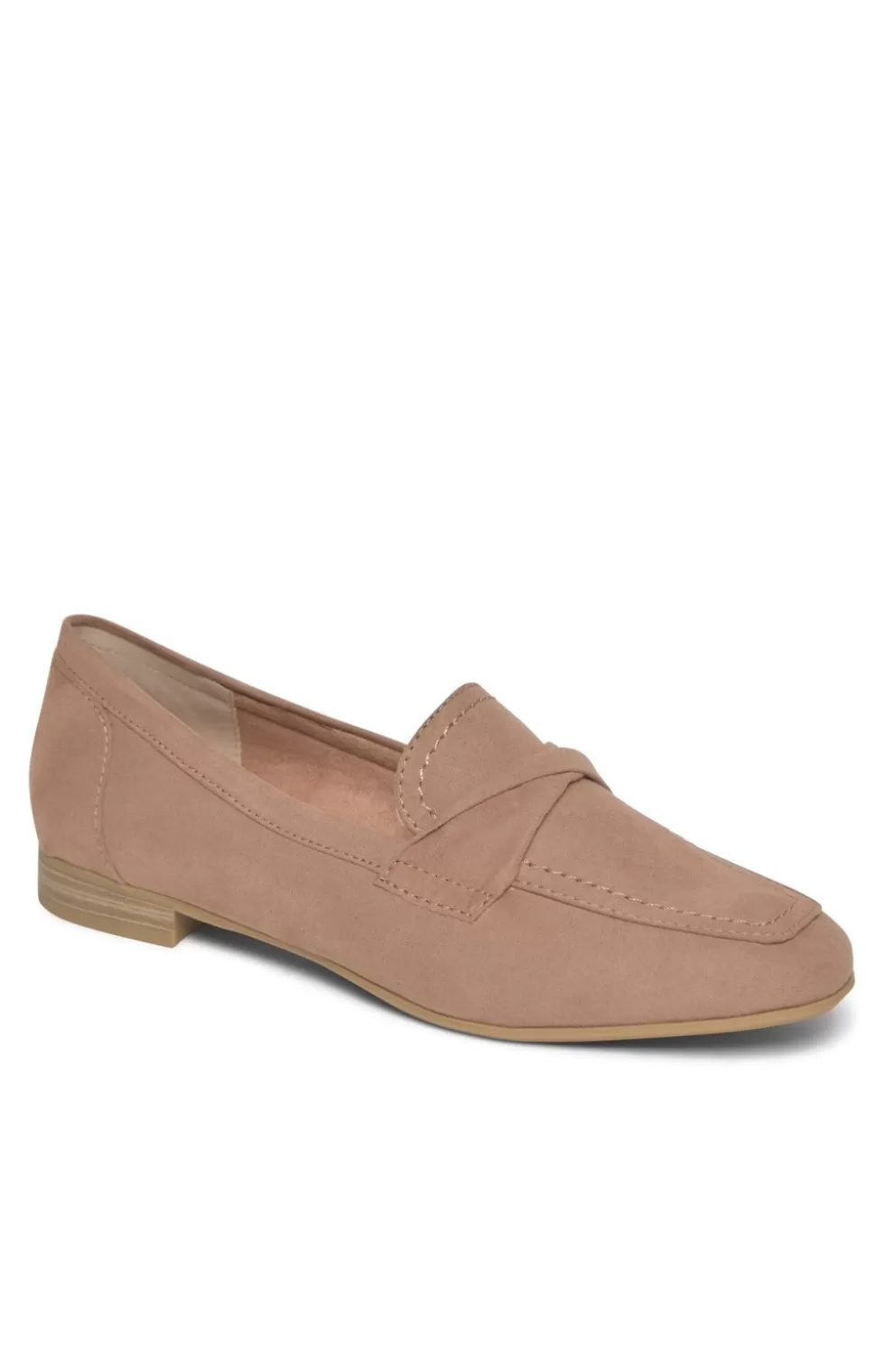 * Shoes & Boots | Ladies Marco Tozzi Suede Loafer With Pleat