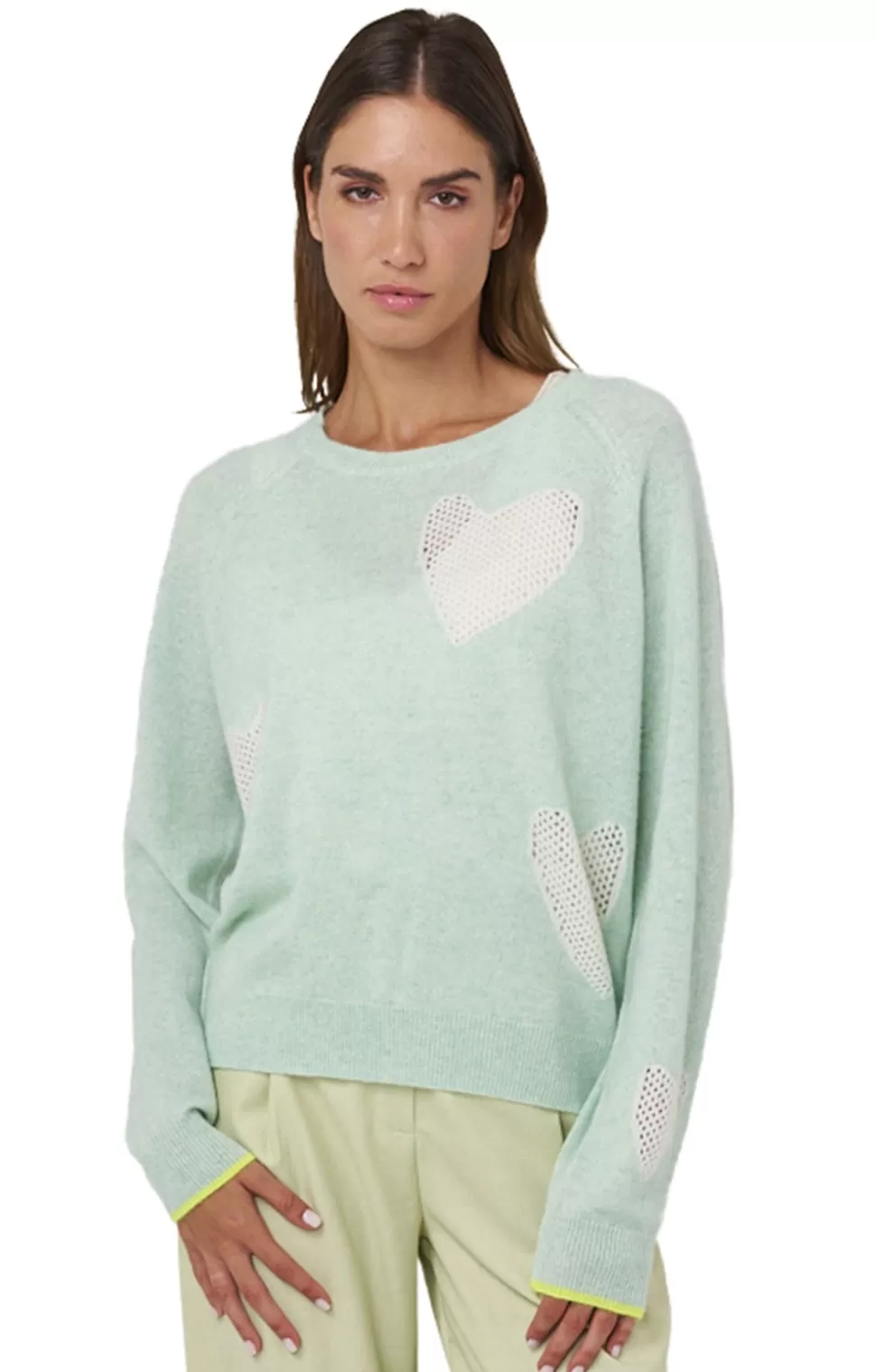 * Knitwear | Ladies Quirky Mini Heart Sweater