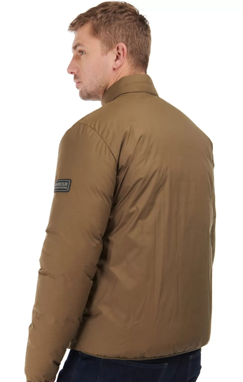 Men's * Accessories & Sporting | Men's Barbour International Throttle Baffle Quilted Jacket