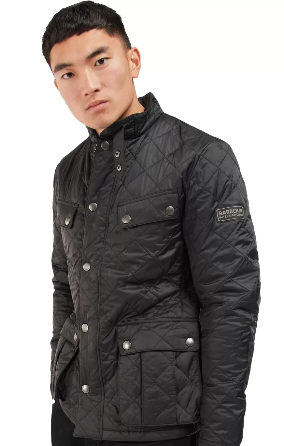 Men's * Jackets | Men's Barbour International Tourer Ariel Quilted Jacket